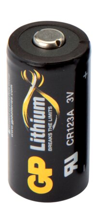 Exemplarische Darstellung: Fotobatterie Lithium CR123A
