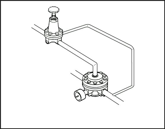 Anwendungsbeispiel: Präzisionsdruckregler - Standard, Typ DRF 31-7 FB